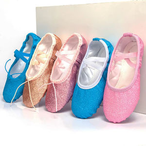 Chaussures <span class=keywords><strong>de</strong></span> ballet à paillettes Yoga Gym Chaussons plats Rose Bleu Rose <span class=keywords><strong>Rouge</strong></span> Couleurs Ballet Chaussures <span class=keywords><strong>de</strong></span> <span class=keywords><strong>danse</strong></span> pour filles Enfants Femmes Enseignant - Product Image 1