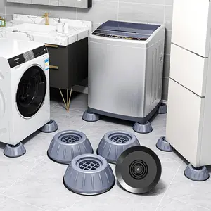 Almohadillas antivibración para pies, 4 Uds., alfombrilla de goma, tope deslizante, lavadora Universal silenciosa, soporte para refrigerador, soporte para amortiguadores - Product Image 1