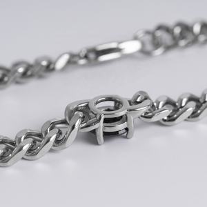 Collar Personalizado con Colgante de Cadena Gruesa de Acero Inoxidable Chapado en Oro Cubano, Joyería Hip Hop - Product Image 5