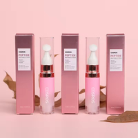 Sérum repulpant pour les lèvres bio vegan personnalisé en gros, hydratant, huile à lèvres rose, base de cosmétiques à étiquette privée