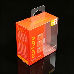 Custom logo Cosmetics Transparent PVC Folding <b>Box</b> Transparent Plastic for Lipstick Packaging <b>Box</b> with Hanger - Product Image 3