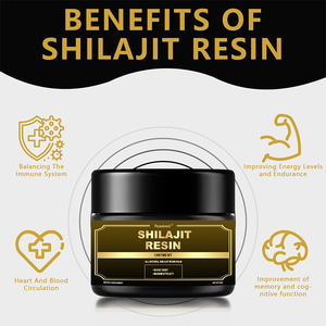 Bán buôn sản phẩm bổ sung nhựa Shilajit vàng Himalaya nguyên chất 100% 50g, nhãn hiệu riêng tùy chỉnh, hàm lượng acid Fulvic 75%, kèm thìa. - Product Image 2