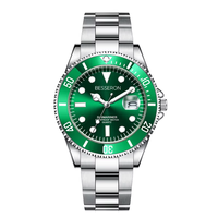 Montre à quartz pour homme en gros, logo personnalisé, métal, acier inoxydable, étanche, montre de sport, fabricant chinois, directement de l'usine