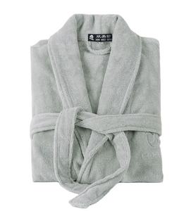 Set di <span class=keywords><strong>Accappatoi</strong></span> da Bagno di Lusso in Cotone all'Ingrosso, Accappatoio da Uomo in Morbida e Traspirante Spugna con Logo Ricamato Personalizzato - Product Image 1