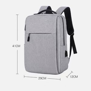 Wholesale Hot Sale Custom Clear Waterproof Anti-Theft Oxford USB Laptop <b>Backpack</b> with Zipper Closure - Product Image 2