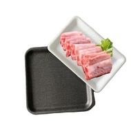 Barquettes jetables en mousse PS biodégradable à base d'amidon de maïs pour aliments congelés et viande, compostables à domicile, pour le marché américain