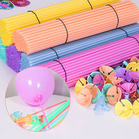 Tige de support de ballon renforcée et épaisse de couleur vive avec taille personnalisable pour la décoration de fête de Noël