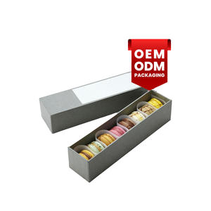 Eco-Friendly UV Protected Paper <b>Macaron</b> <b>Box</b> Customizable OEM ODM Solutions for Bakeries and Special Events Packaging - Product Image 1