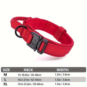 Camo rose grand collier de chien tactique robuste boucle Cobra avec poignée matériel noir pour large <span class=keywords><strong>Pit</strong></span> <span class=keywords><strong>Bull</strong></span> berger allemand moyen - Product Image 5