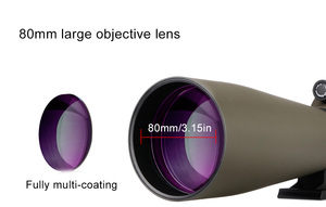 Sv401 20-60x80 đốm phạm vi quân đội màu xanh lá cây cho birdwatching săn bắn - Product Image 4