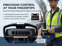 Vente directe usine – Télécommande de grue à joystick hydraulique à 6 leviers, contrôle proportionnel haute sensibilité