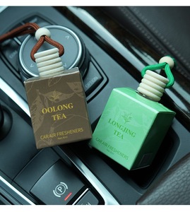 Désodorisant <span class=keywords><strong>de</strong></span> voiture en verre liquide, parfum longue durée, quatre senteurs, éliminateur d'odeurs, portable, léger, à suspendre au rétroviseur - Product Image 4
