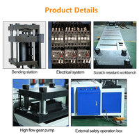 Nouvelle fonction Bus Bar Double Tête Machine À Cintrer Cuivre Busbar Machine À Cintrer Ventes Utilisées Dans L'industrie Des Conduits De Barres