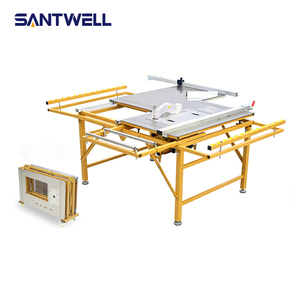 Scie à table pliante portable avec rail coulissant - Planche à travailler de précision pour le travail du bois (lame non incluse) - Product Image 5