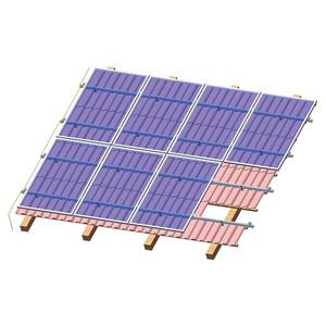 Système de montage de panneaux solaires en acier inoxydable de qualité supérieure <span class=keywords><strong>Crochet</strong></span> de toit réglable pour toits de tuiles anodisé Montage de qualité supérieure | Signe d'art - Product Image 2