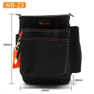 Hot bán nhiệm vụ nặng nề thợ điện Eo Túi chất lượng tốt nổ công cụ màu đen làm bằng Oxford vải và nhựa - Product Image 4