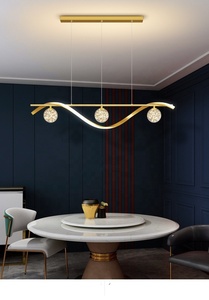 Lustre LED suspendu en fer forgé, ciel <span class=keywords><strong>étoilé</strong></span>, pour salle à manger, salon, plafonnier moderne - Product Image 6