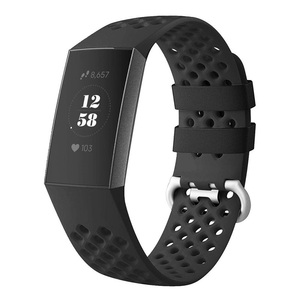 ShanHai – <span class=keywords><strong>bracelet</strong></span> de Sport de remplacement pour <span class=keywords><strong>Fitbit</strong></span> Charge 3 4 Charge 3 SE, moniteur d'<span class=keywords><strong>activité</strong></span> physique avancé, petit et grand pour femmes et hommes - Product Image 2