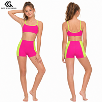 Tenues d'entraînement de danse professionnelles personnalisées pour filles, respirantes, pour studio de danse, vente en gros