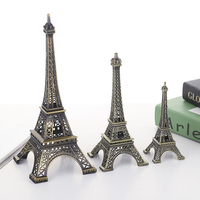 Statue en métal antique de tour Eiffel pour le bureau de chambre décorative pour la décoration de bureau à la maison support de table décoration de fête