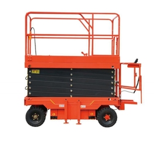 AC Power Table New Stainless Steel Scissor Lift Hydraulic Lifting <strong>Scaffold</strong> Platform 12.2m Max Height 100kg Capacity Construction - Product Image 1