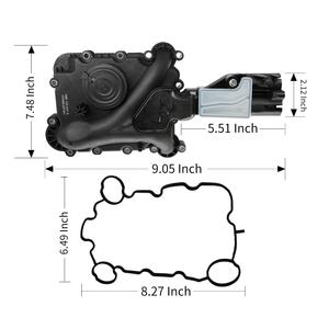 Separador de agua y aceite de válvula de ventilación del cárter del motor 06E103547A para Audi A4 A5 <span class=keywords><strong>3</strong></span>.2L A6 <span class=keywords><strong>2</strong></span>.4L A8 <span class=keywords><strong>2</strong></span>.8L/<span class=keywords><strong>3</strong></span>.2L Q5 <span class=keywords><strong>3</strong></span>.2L 2008- - Product Image 4