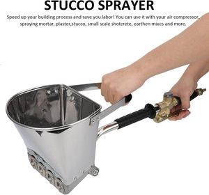 <span class=keywords><strong>Pistola</strong></span> de Cemento para Techo de Alta Presión de Acero Inoxidable <span class=keywords><strong>con</strong></span> Pala <span class=keywords><strong>y</strong></span> Tolva, en Caja - Product Image 2