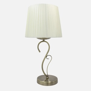 Lampada da Tavolo - 1 E14, Base in Pelle, Dimensioni 50x25x25 cm, Design Elegante e Moderno Ideale per Qualsiasi Spazio. - Product Image 1
