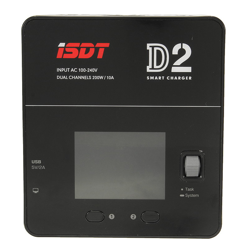 ISDT D2 MARK II 200W 20A AC Dual Channel Output Battery Charger