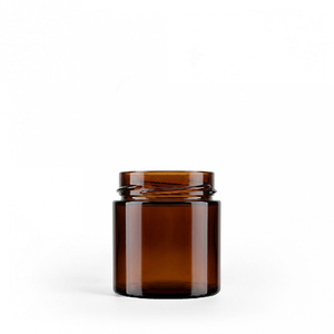 Frasco de Vidrio Ámbar Clásico Marrón de 200 ml con Boca Ancha y Tapa de Rosca de 66 mm para Conservas y Cosméticos, Personalización de Marca Disponible - Product Image 2