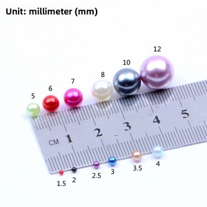 <span class=keywords><strong>Perles</strong></span> rondes brillantes en résine sans trou, de tailles variées, pour la création de coques de téléphone et de cadeaux, fournitures pour poupées et animaux DIY faites à la main - Product Image 5