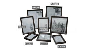 All'ingrosso bianco e nero eco-friendly foto cornice <span class=keywords><strong>tavolo</strong></span> e parete <span class=keywords><strong>appeso</strong></span> combinazione - Product Image 4