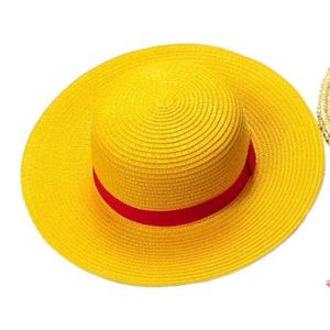 Sombrero de Paja de Luffy de One Piece para Padres e Hijos, Protección Solar, para la Playa y Salidas - Product Image 3