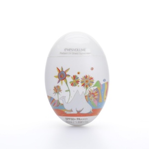 Wholesale Custom Cartoon Logo Printed Empty Cosmetic Sunscreen Cream Skin Care Container Squeeze <b>Plastic</b> 50-200ml Oval <b>Egg</b> - Product Image 5
