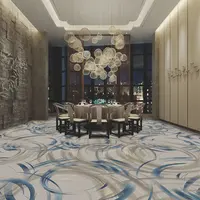 Haima-alfombra personalizada comercial para Hotel, 5 estrellas, de pared a pared, estampada para Hotel