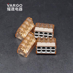 Bloque de Terminales Universal Yaosheng Transparente de 8 Pines, Conector Macho de 2 Filas, Cableado Rígido YS-608 para Instalaciones Eléctricas - Product Image 4