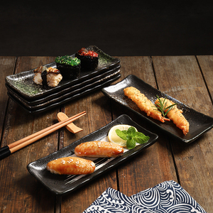 <span class=keywords><strong>Platos</strong></span> Rectangulares de Diferentes Tamaños, 8.5 y 11 Pulgadas, <span class=keywords><strong>Platos</strong></span> de <span class=keywords><strong>Sushi</strong></span> de <span class=keywords><strong>Cerámica</strong></span> Estilo Japonés <span class=keywords><strong>para</strong></span> Restaurante - Product Image 1