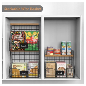 Étagère de rangement multifonctionnelle en acier inoxydable pour cuisine, panier de rangement pour légumes et fruits, à poser sur comptoir, non pliable - Product Image 4
