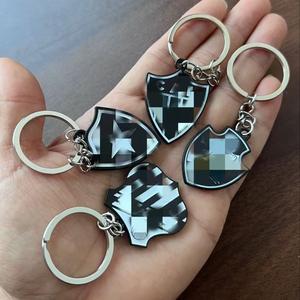 Llaveros de Fútbol de Aleación de Zinc Esmaltados de Lujo Vintage al por Mayor, Llaveros de Equipos de Fútbol Impermeables, Ligeros y Modernos para Aficionados - Product Image 4