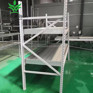 Table de flux de reflux commerciale mobile hydroponique d'intérieur plateau de culture support de culture vertical bancs roulants table de culture - Product Image 5