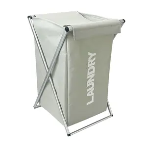 Foldable Dirty Clothes Toys Fabric Handles Laundry Hamper with Lid
