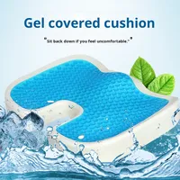 Coussin d'été en silicone pour le cul, couleurs multiples, pour chaise de bureau, coussin en gel pour les hémorroïdes, coussins lombaires et coussins de siège pour le confort.