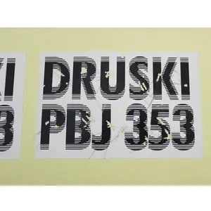 आपूर्ति गर्म बिक्री सस्ते आसान मुद्रण योग्य कस्टम Destructible स्थायी Vinyl मजबूत चिपकने वाला व्यक्तिगत खोल स्टिकर