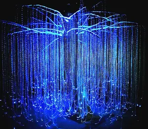 Đầy màu sắc sáng Avatar cây ánh sáng lấp lánh thác nước cây ánh sáng LED sợi quang cây đèn