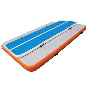 Barre d'équilibre de gymnastique, tapis gonflable à double paroi en tissu PVC, piste de tumbling, 3 m, épaisseur 1,5 mm - Product Image 1