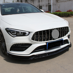 Spoiler de pare-chocs avant pour Mercedes Benz Classe CLA C118 X118 W118 2020-2023 Accessoires Kits carrosserie Couverture Noir brillant - Product Image 5