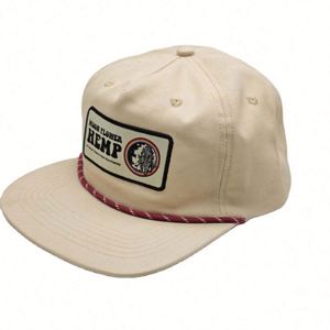 หมวกแคมป์ปิ้งแบบ 5 ชิ้นส่วน ปรับแต่งได้ ไม่มีโครงสร้าง พร้อมเชือกและปีกหมวกแบบแบน ปักลายปักแบบกำหนดเองได้ - Product Image 2