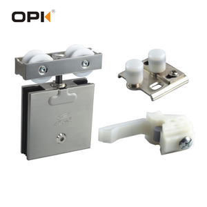 Rueda deslizante <span class=keywords><strong>para</strong></span> puerta de ducha con guía inferior y tope de plástico, de bajo ruido - Product Image 4