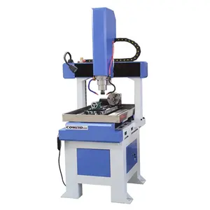 Mini 4 Axis CNC Router 3D Metal Molding Making Wood Engraving Machine