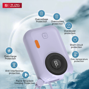 Zuzg Fabriek Prijs 9000Mah Mini Ultra-Dunne Super Snel Opladen 20W Draagbare Oem/Odm Digitale Display Power Bank Telefoon - Product Image 2